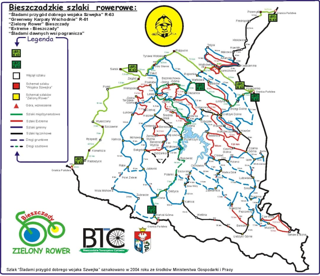 Bieszczady trasy rowerowe mapa – znajdź najlepsze szlaki na rower