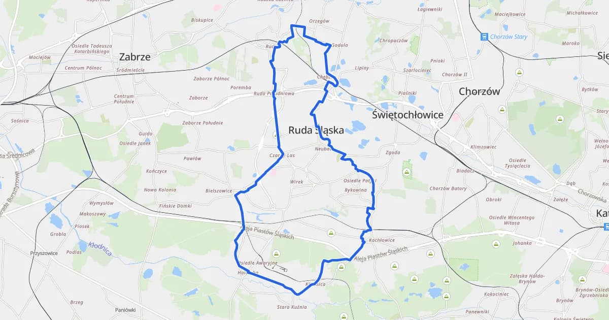Obwodowa trasa rowerowa Ruda Śląska - idealna dla każdego rowerzysty